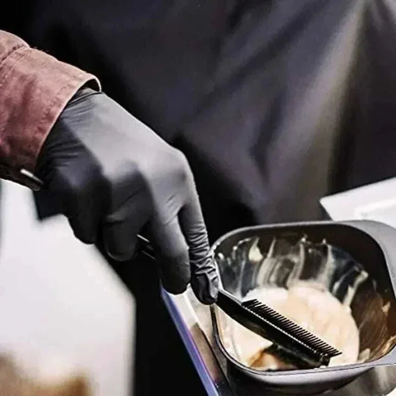Black S/M/L/XL Latex Gloves Pvc Gloves Disposable Nitrile Gloves Housework Cleaning Car Industry Gardening Cooking Tools