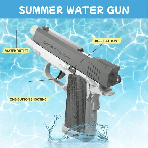 .M1911 Water Guns Pistol Toy Squirt Guns, Summer Pool Beach Shooting Games Outdoor Toys, Water Blaster Pistol for Kids Adult