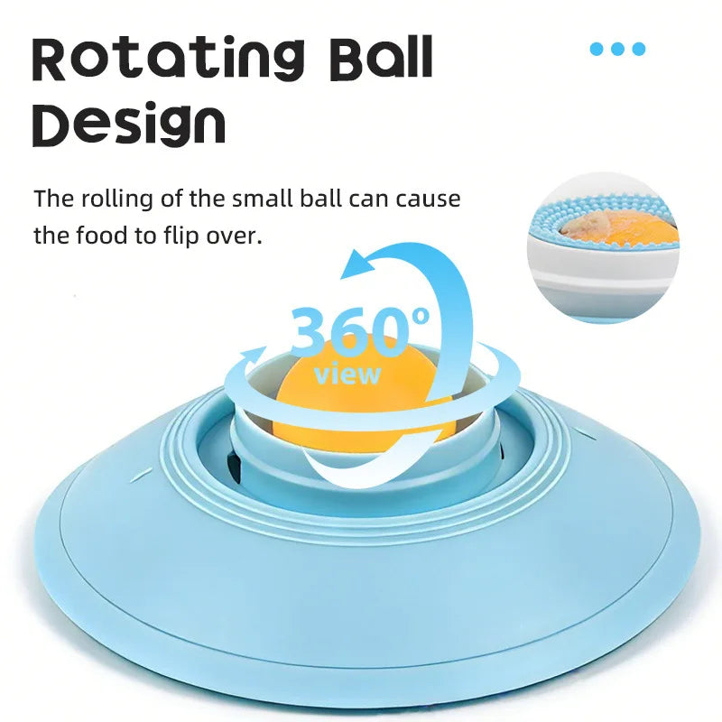 Anti Knock Slow Food Plate, Cat Teasing Toy, Satisfying Cravings, Bite Resistant, And Stuffy Tool For Cats To Enjoy Themselves