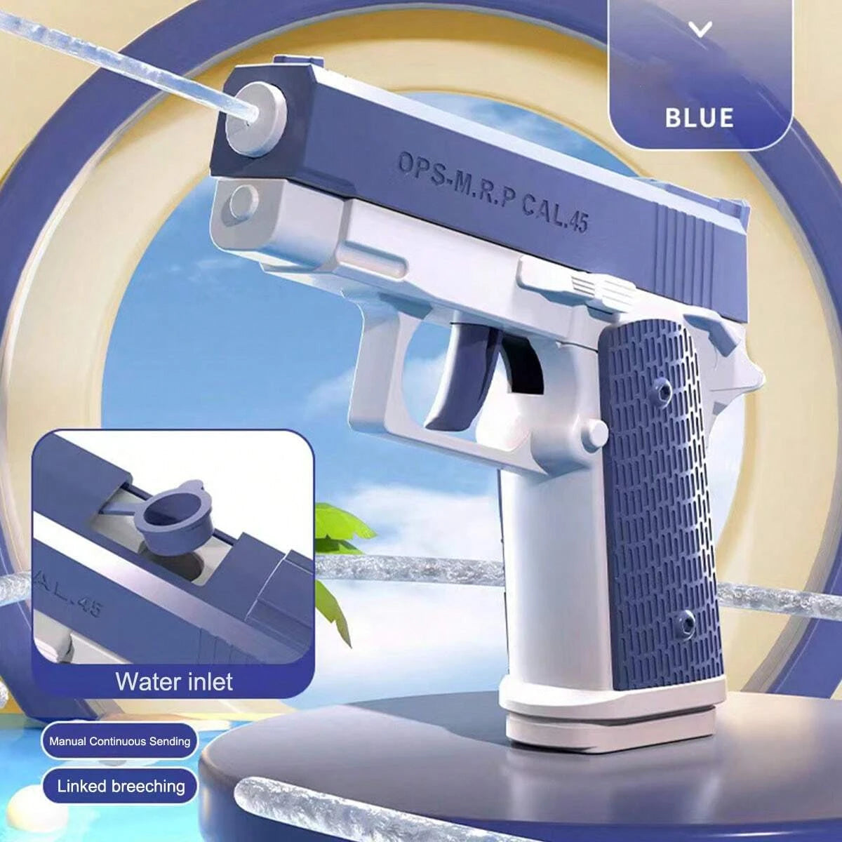 .M1911 Water Guns Pistol Toy Squirt Guns, Summer Pool Beach Shooting Games Outdoor Toys, Water Blaster Pistol for Kids Adult