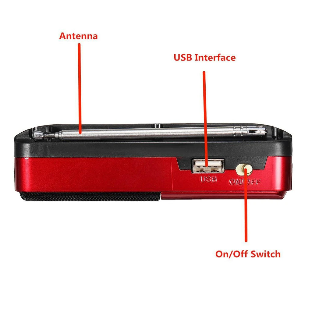 Multifunctional Portable Radio Hand Crank Solar Power FM AM WB NOAA Weather Radio Emergency LED Flashlight Flashlight Power Bank