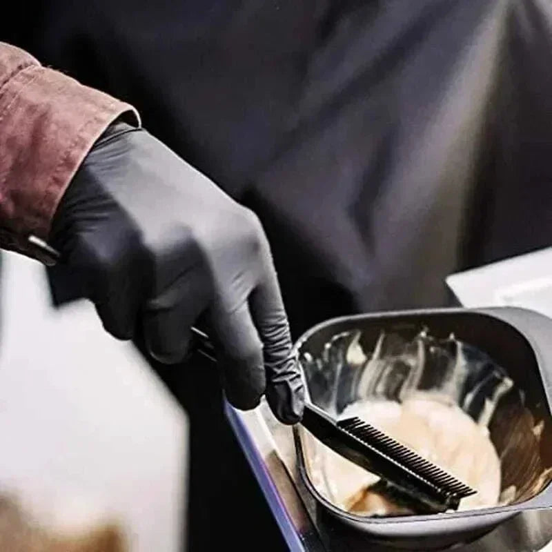 Black S/M/L/XL Latex Gloves Pvc Gloves Disposable Nitrile Gloves Housework Cleaning Car Industry Gardening Cooking Tools