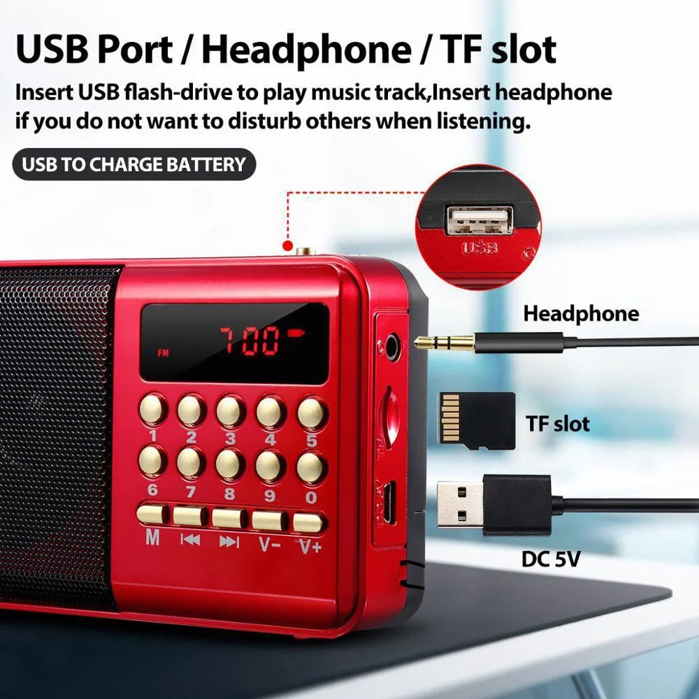 Multifunctional Portable Radio Hand Crank Solar Power FM AM WB NOAA Weather Radio Emergency LED Flashlight Flashlight Power Bank