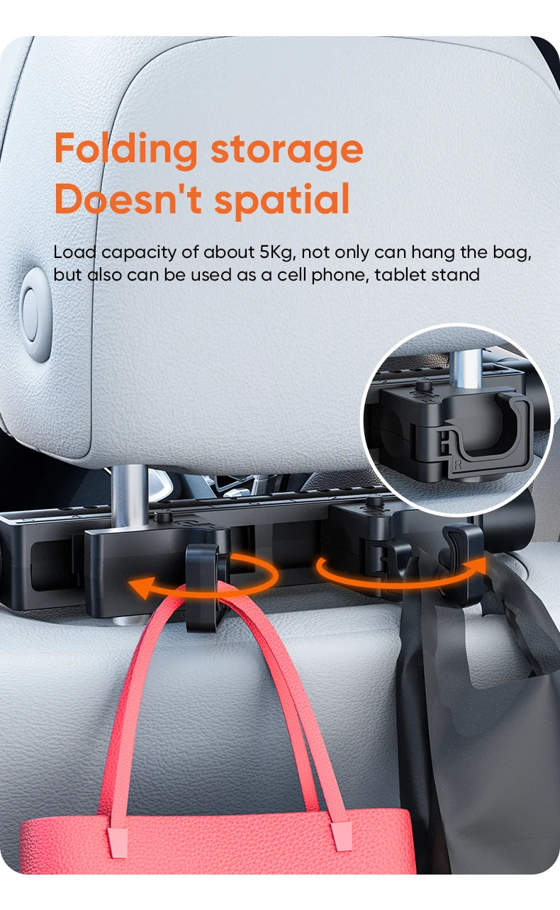 6-Way Adjustable Thickened Memory Foam Car Headrest Neck Pillow, Travel Car Sleeping,Suitable for Kids and Adults